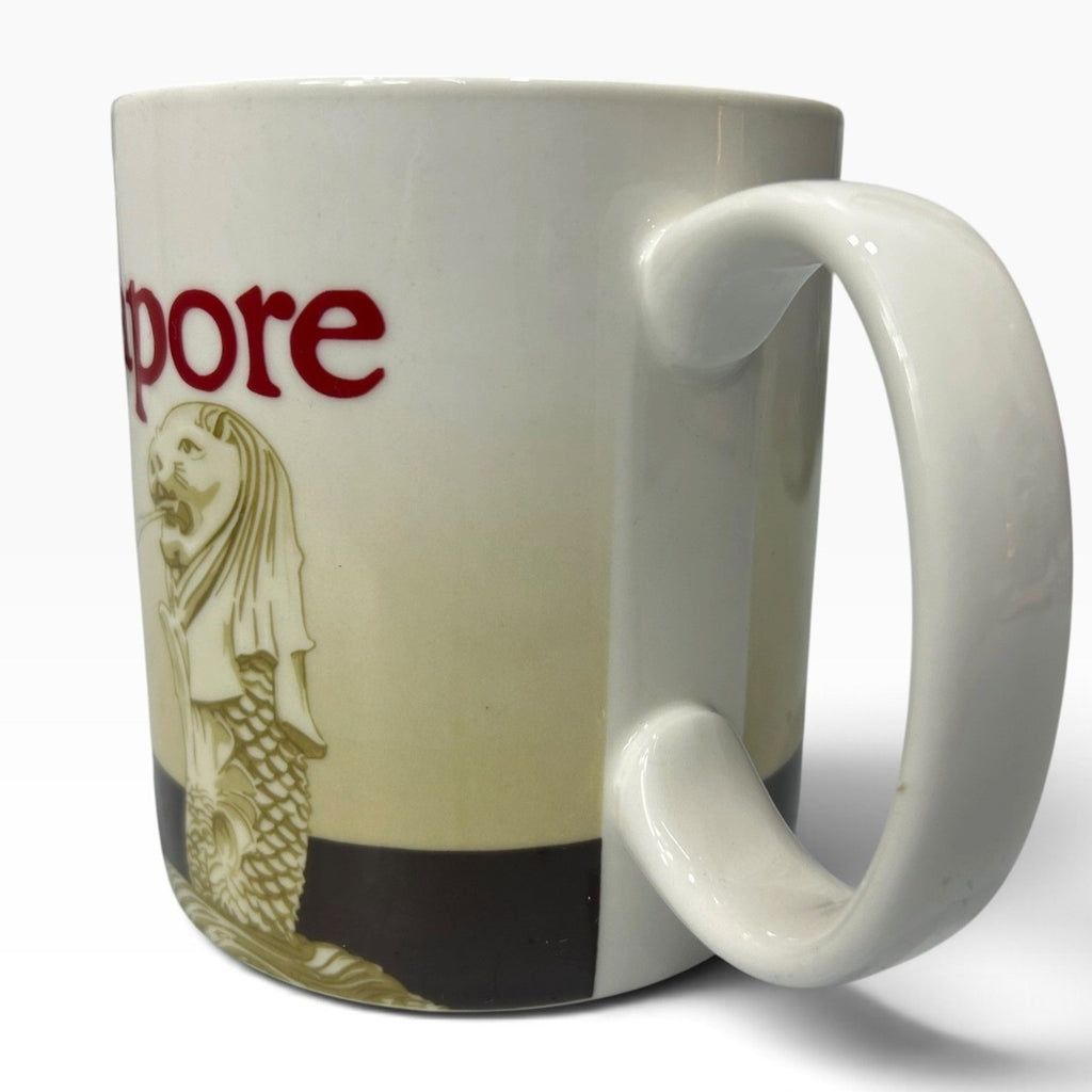 Starbucks Global Icon Series Singapore Mug 2010 Merlion Skyline 16oz Ceramic Cup