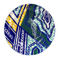 Anthropologie Bon Appetit Dinner Plate Multicolor Geometric Ceramic 34645085