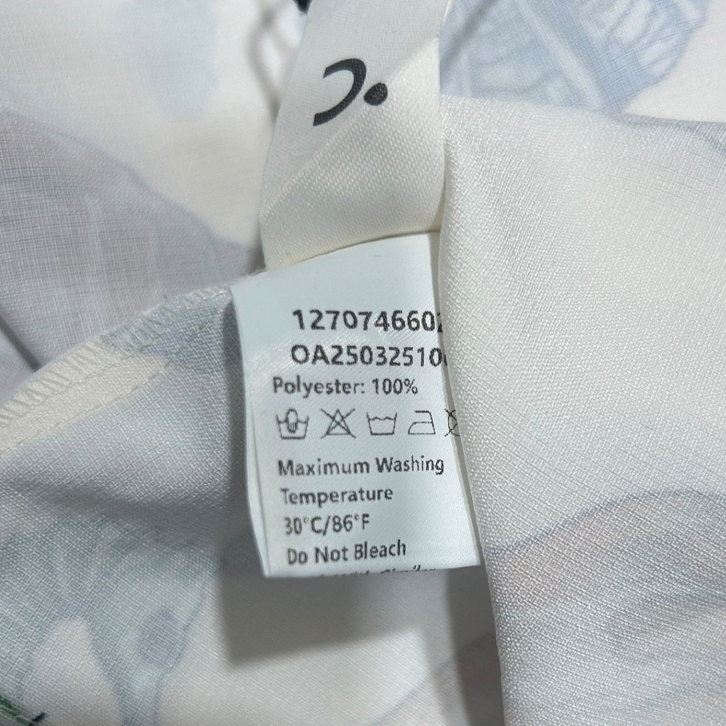 Commense Womens Sea Life Print Matching Set Cream Top and Shorts Medium NWT