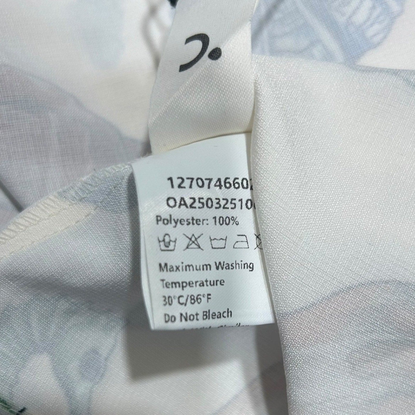 Commense Womens Sea Life Print Matching Set Cream Top and Shorts Medium NWT