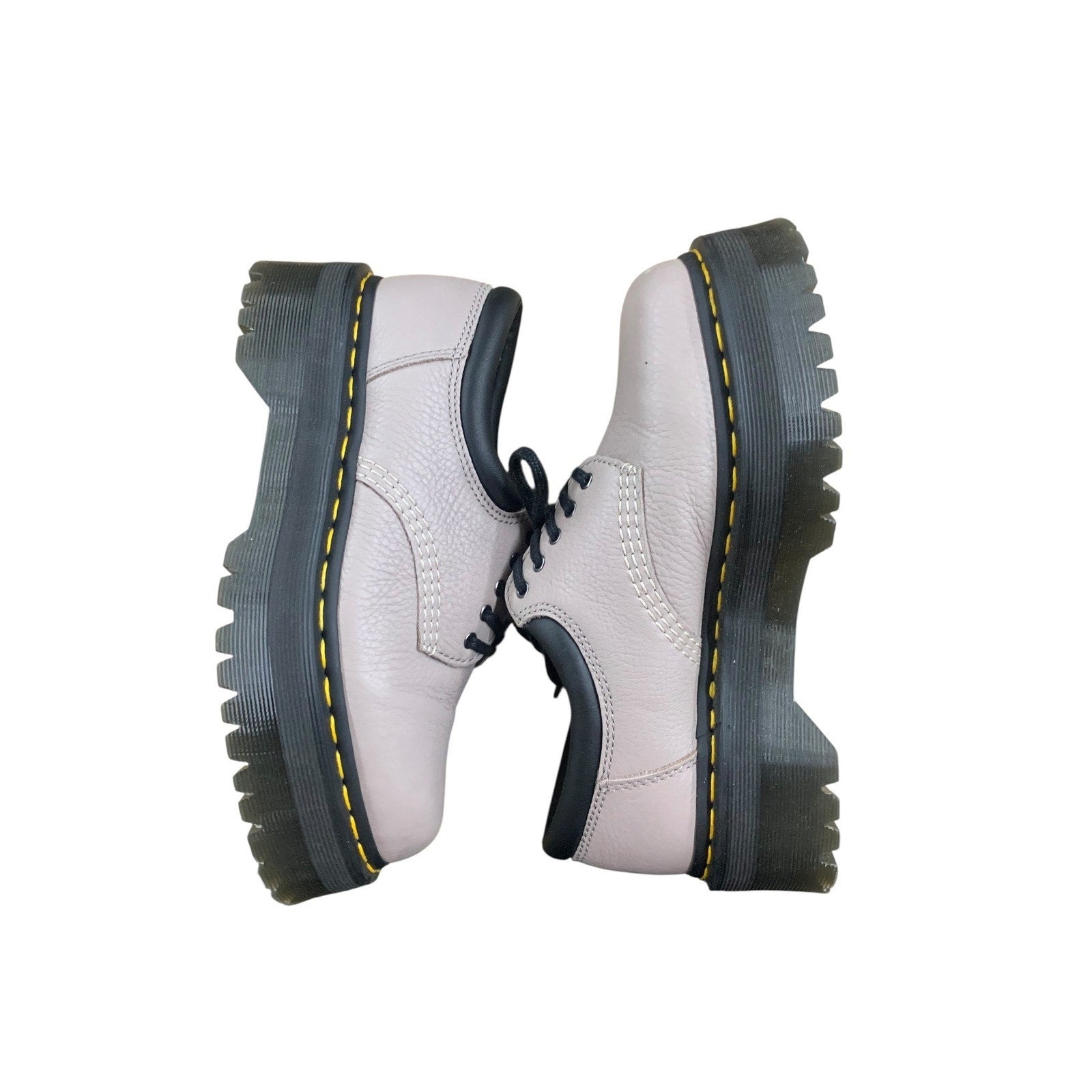 Dr. Martens 1461 Quad Platform Leather Oxford Shoes Women's Size 8