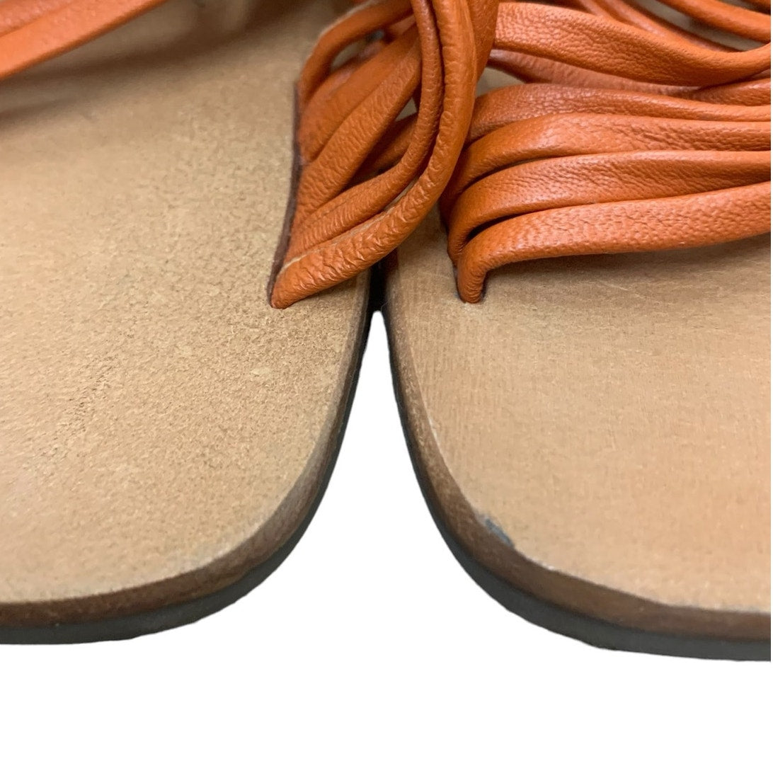 ANTHROPOLOGIE Matisse Mystic Sandals ORANGE SZ 8