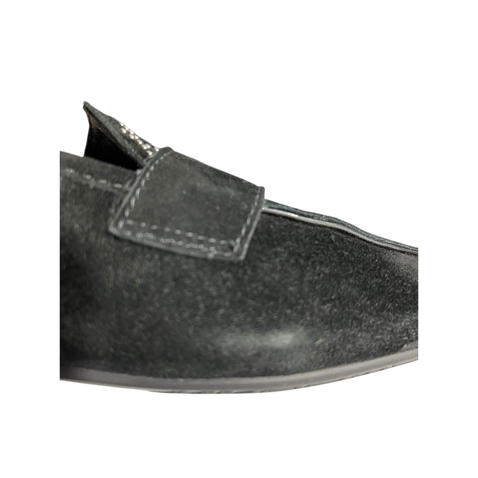 Donald Pliner Women's Bel Kid Suede Loafers Black Womens Size 7M