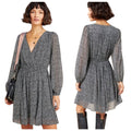 Maeve Faux Wrap Carolyn Animal Print Elastic Waist Boho Y2K