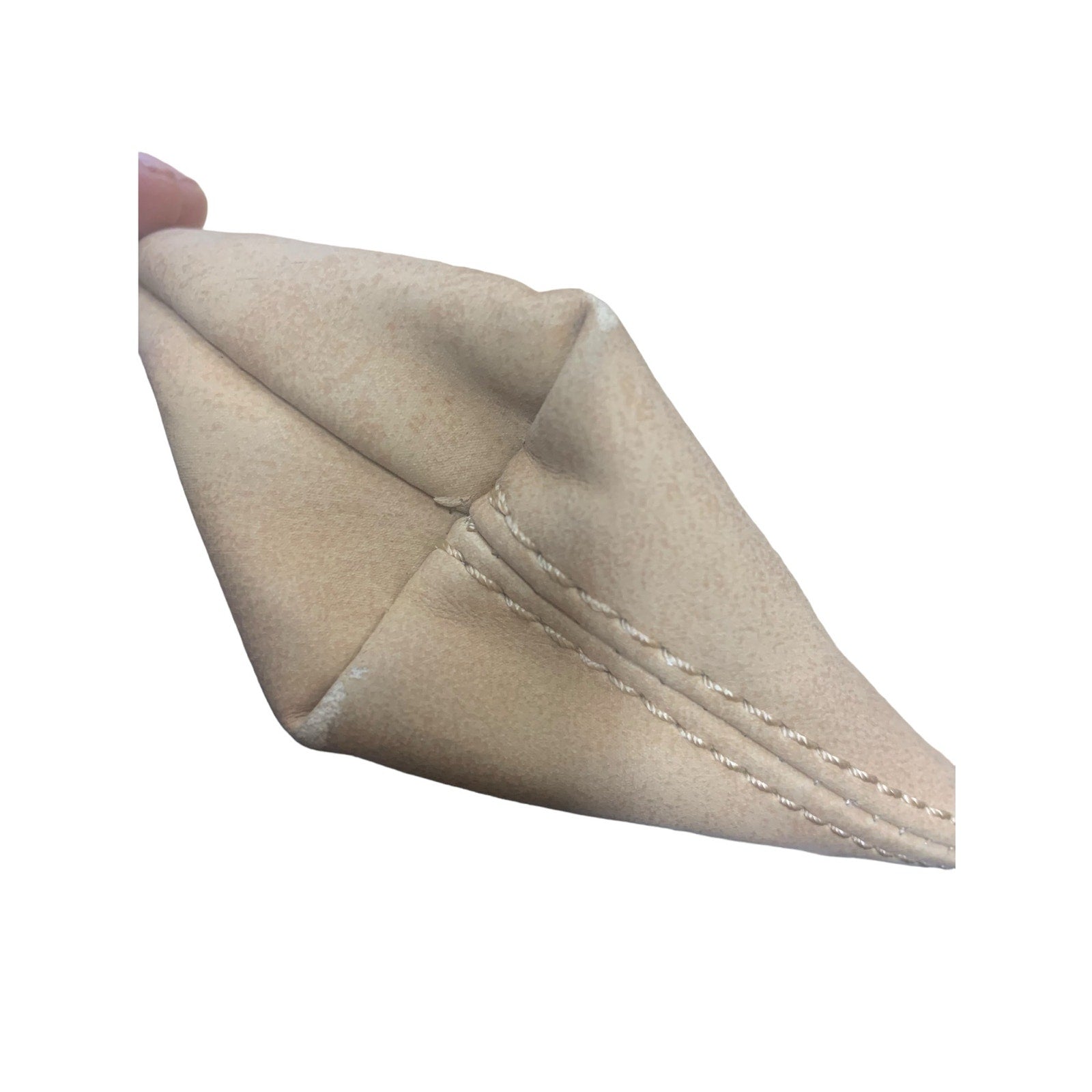 Anthropologie Beige Faux Suede Bag
