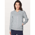 Lululemon Cool & Collected Jacket Heathered Space Dyed Nimbus sz 8