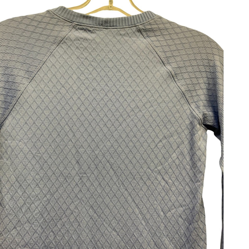 Lululemon Rest Less Pullover Iron Purple/White SZ 4