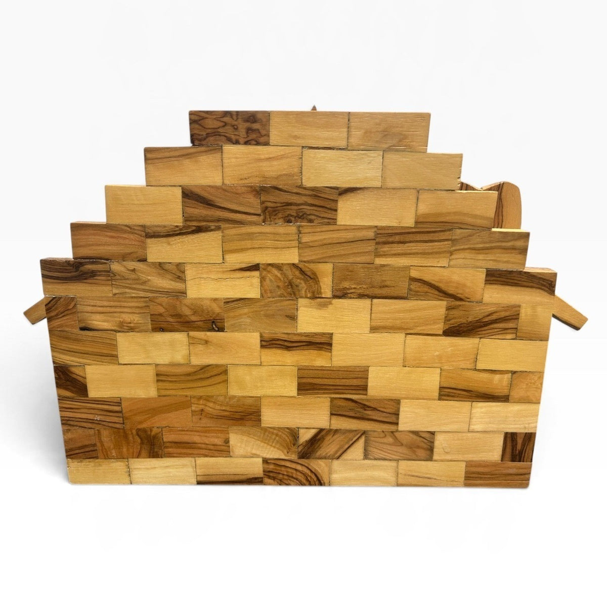 Made In Bethlehem Israel Olive Wood Nativity Scene Hand Carved Manger Set