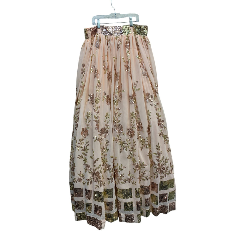 Rose Gold Skirt with Gold Top