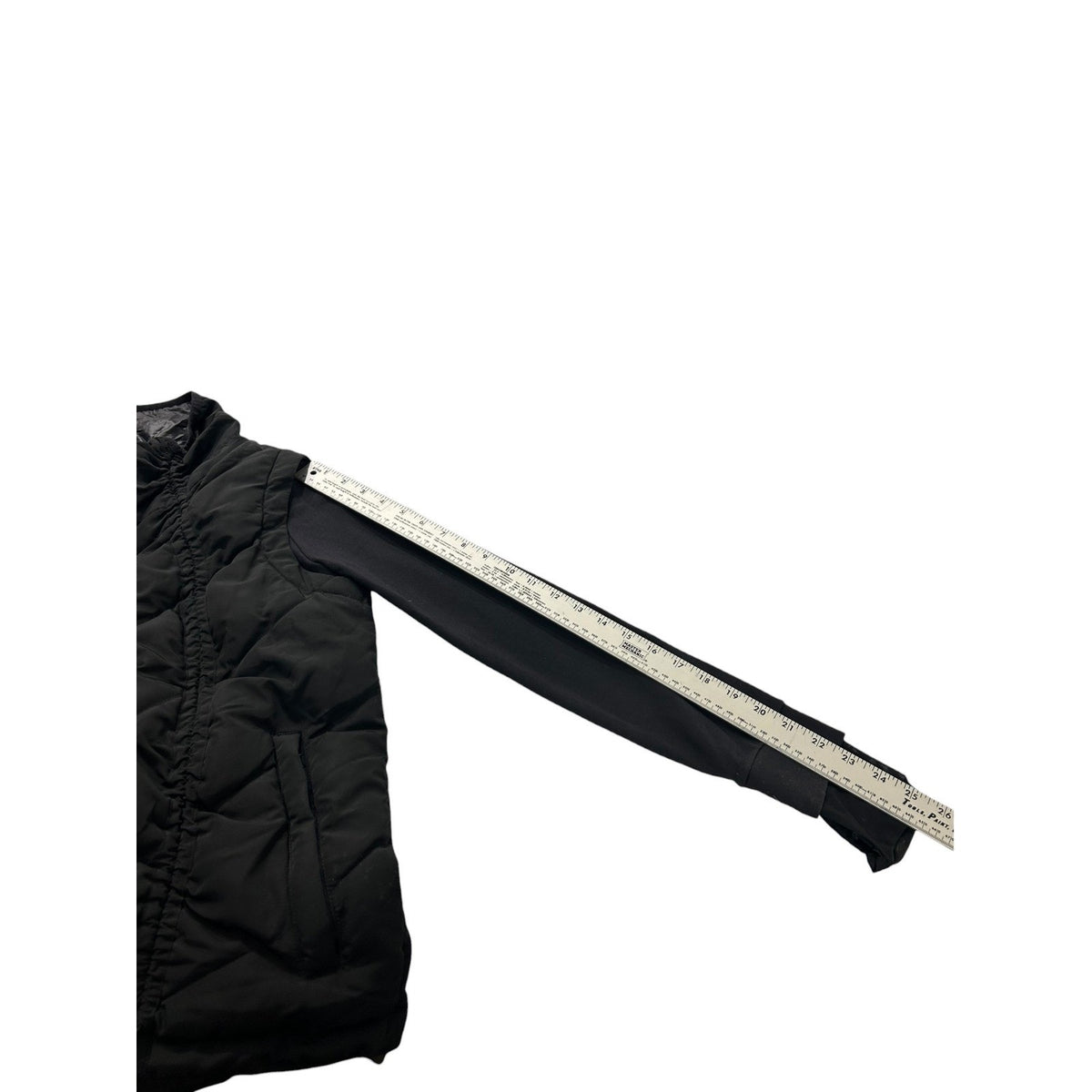 Alo Yoga Cool Breaker Hybrid Puffer Jacket Black Full Zip Thumbhole XS winter