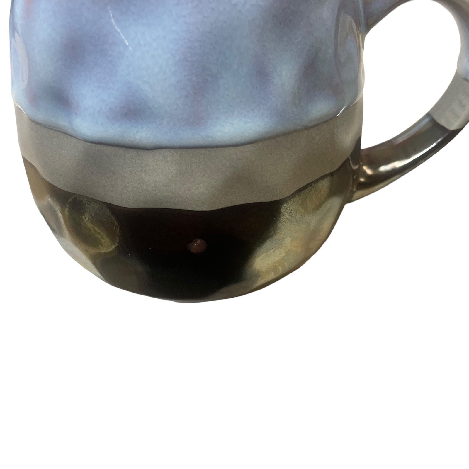 ROSHER Stoneware Mug Metallic Artisan Drip Glaze