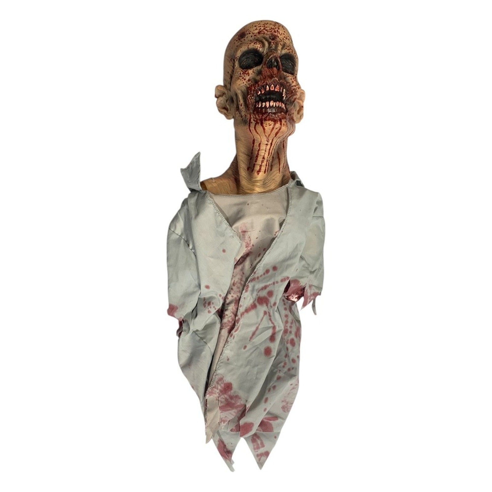Creepy Zombie Prop Halloween Horror Scary Latex Mask Spooky Grim Reaper