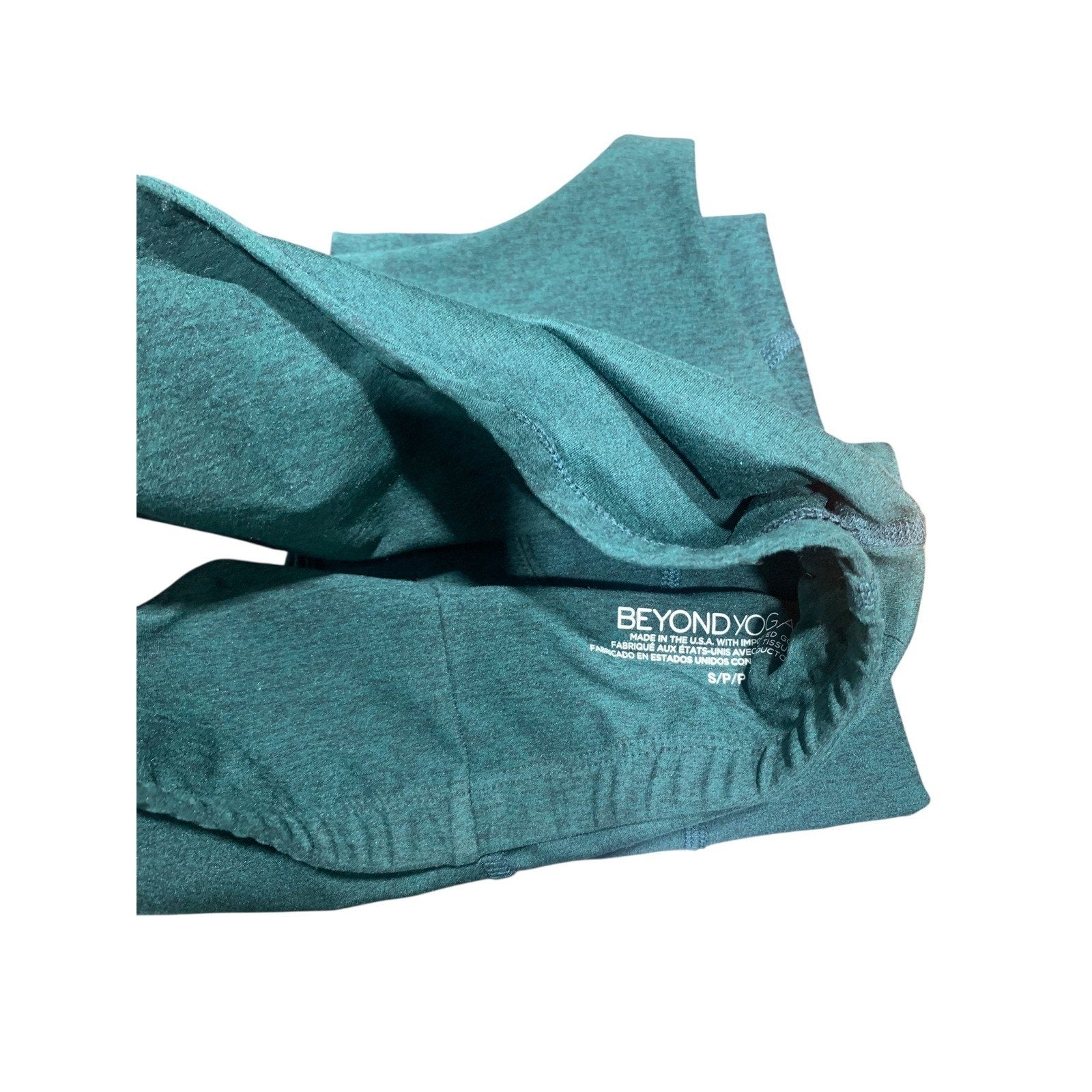 Beyond Yoga 3-Piece Set – Dark Spruce Green Heather Spacedye size small active