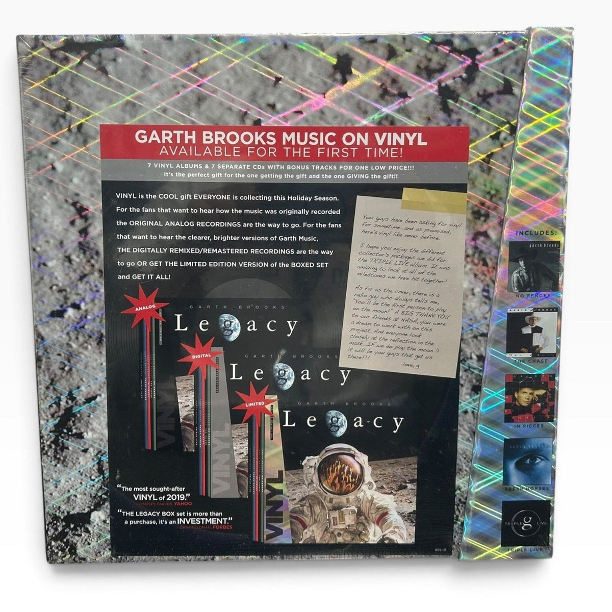 Garth Brooks Legacy Limited Edition 7 Vinyl LP 7 CD Box Set Original Analog 180g