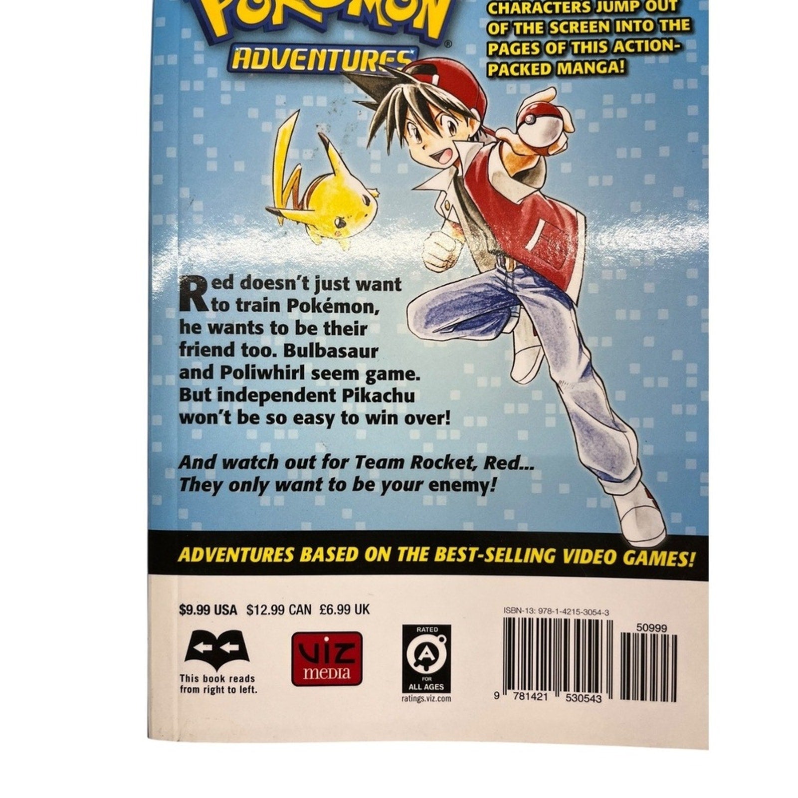 Pokemon Adventures Manga Volumes 1 2 3 Set Viz Kids Hidenori Kusaka Mato