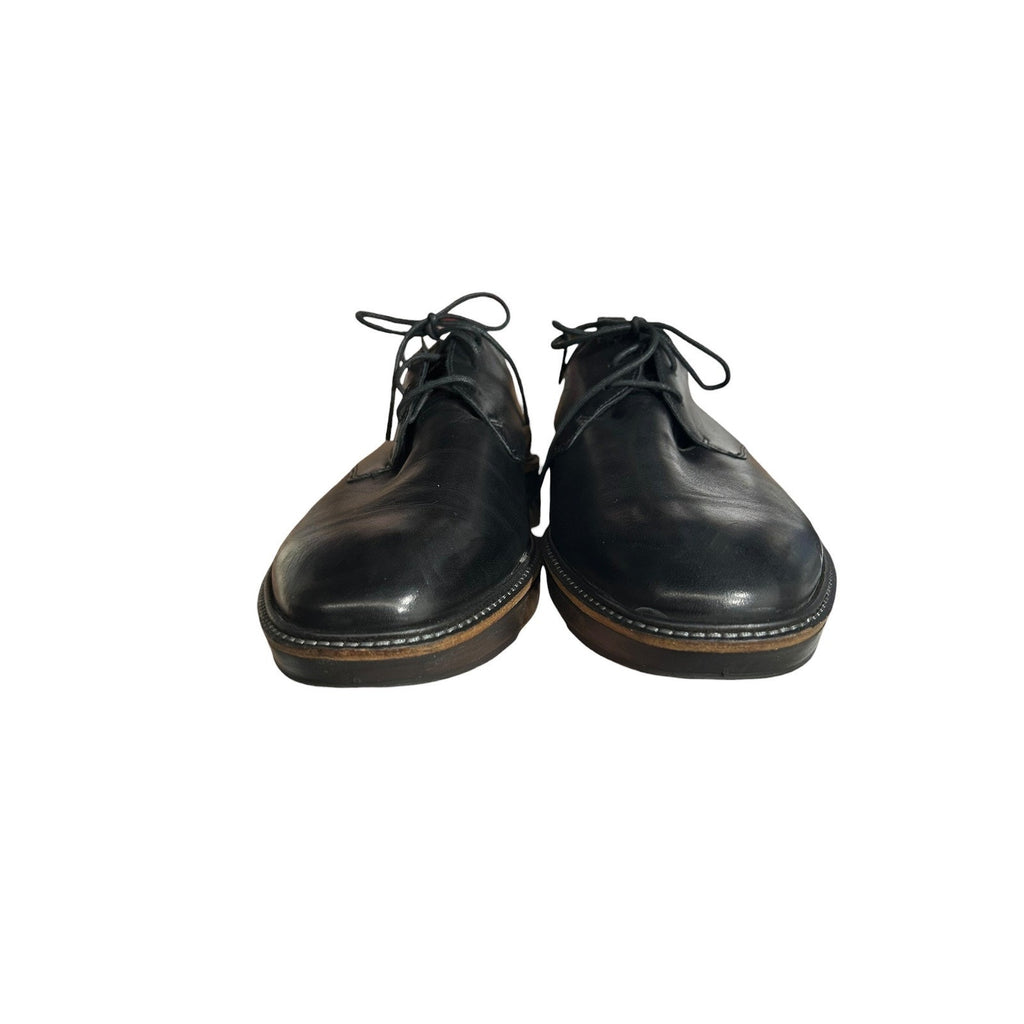 ECCO ST.1 Hybrid Lite Mens Black Leather Plain Toe Derby Shoes EU 47 US 13