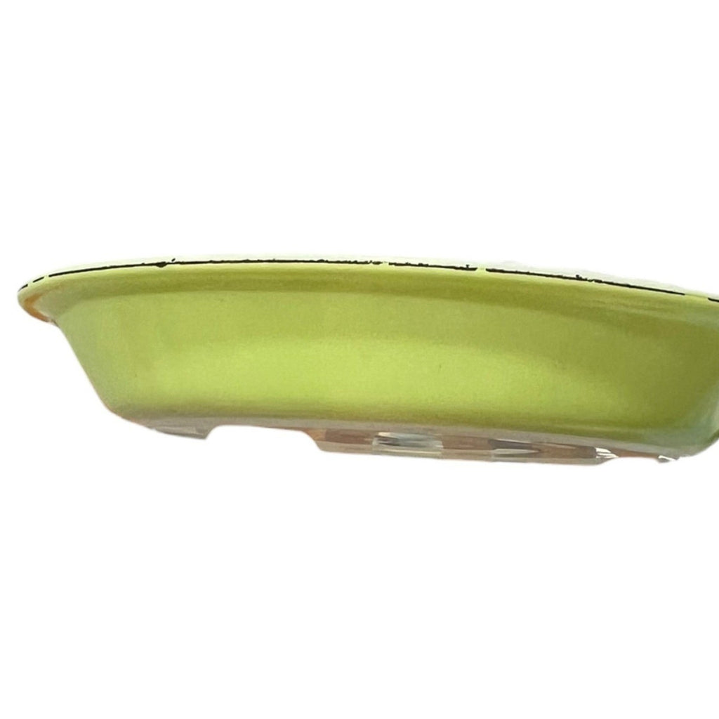 Vintage Pyrex Lime Green Opal Glass Pie Plate Round Baking Dish Made in USA 40