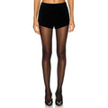 Lovers and Friends Savannah Velvet Shorts S L 100% Cotton Mini Low Rise black