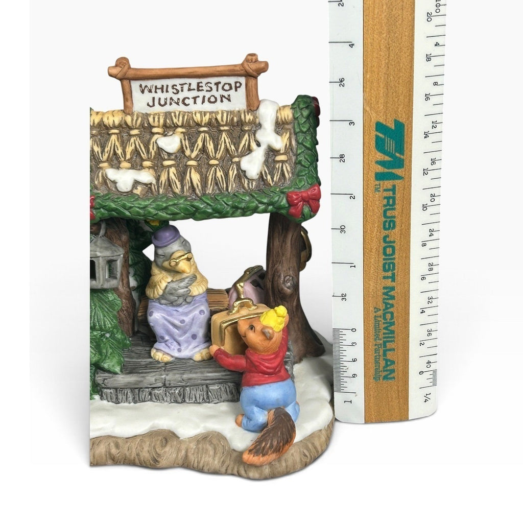 Fitz and Floyd Whistlestop Junction Train Stop Enchanted Forest 19/790 1994
