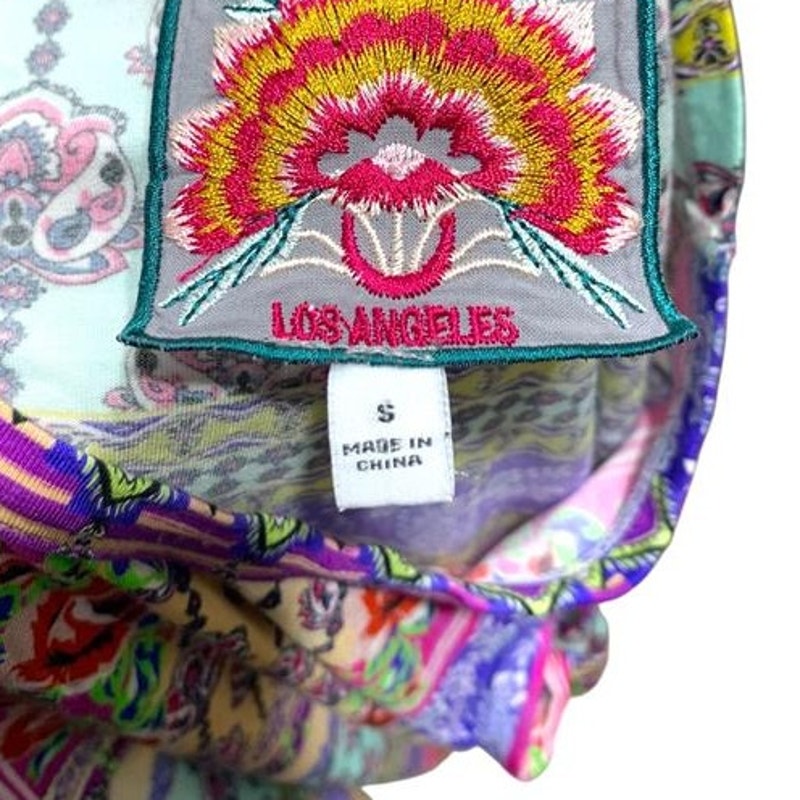 Johnny Was Franco Swing Tank Top SZ Small