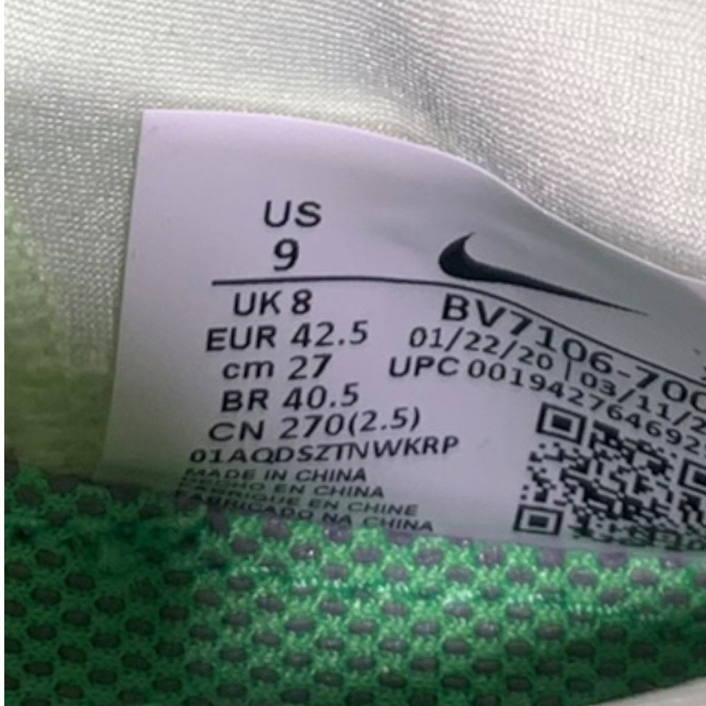 Nike Zoom Wildhorse 6 Trail Running Shoes Barely Volt Green Mens 9 BV7106-700