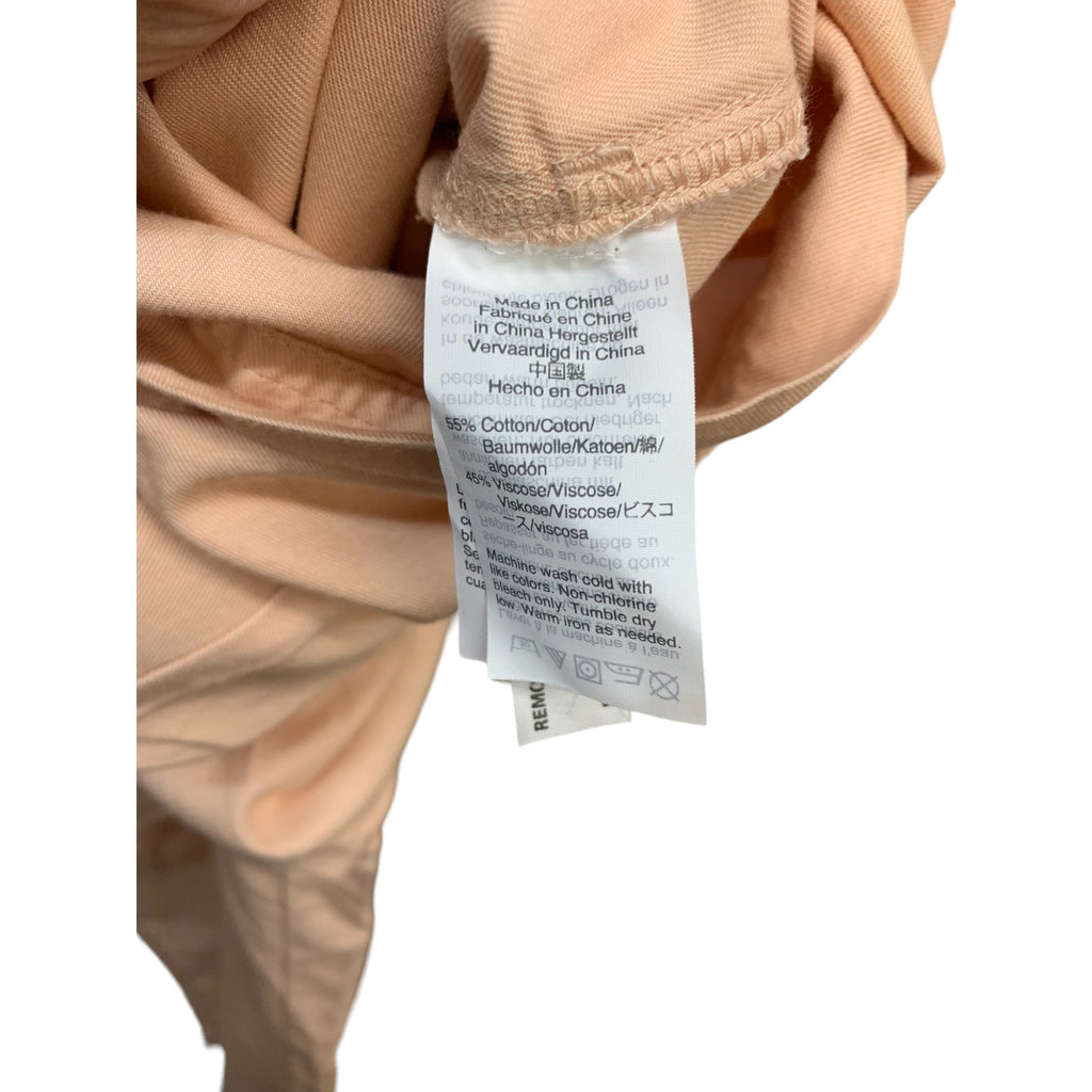 MADEWELL Top-Stitched Coverall Jumpsuit Bashful Blush sz 10