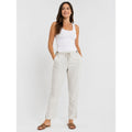 Pilcro and the Letterpress No 29 Cream Drawstring Tapered Pants Womens Size 29