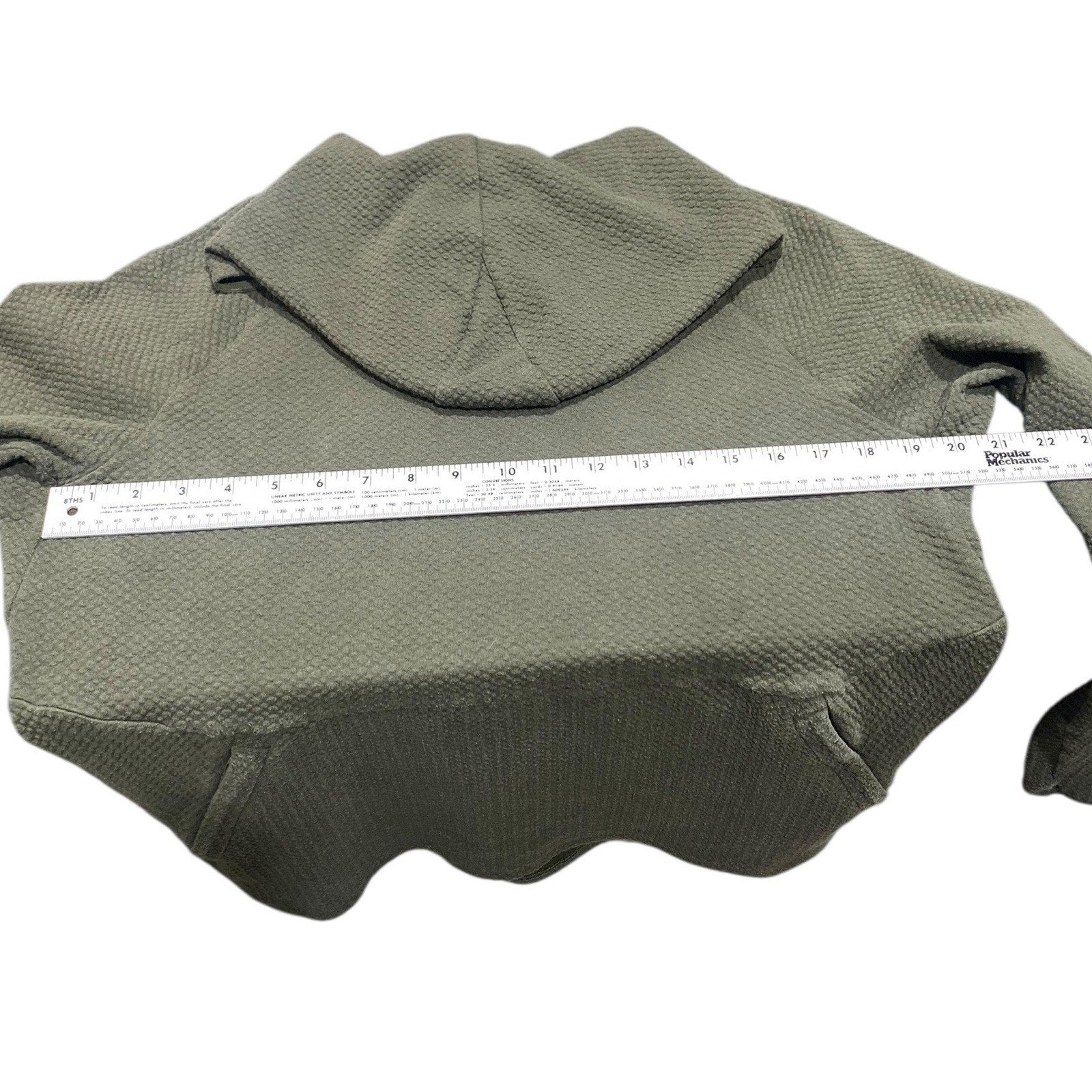 Lululemon At Ease Hoodie Dark Olive Green TexturedMens Medium