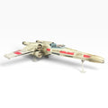 2002 Hasbro Star Wars Saga Series X-Wing Fighter Red Five Vehicle Incomplete