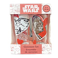Star Wars shot glasses set With Hearts NEW