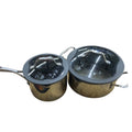 Princess House Heritage Signature Set of Two Nonstick Pots with Lids