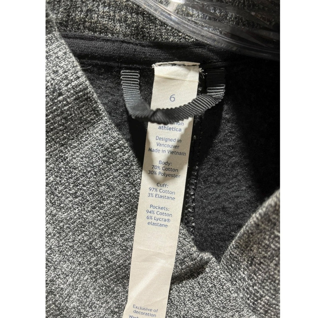 Lululemon Back To It Wrap Heathered Speckled Black Gray Asymmetrical Zip Size 6