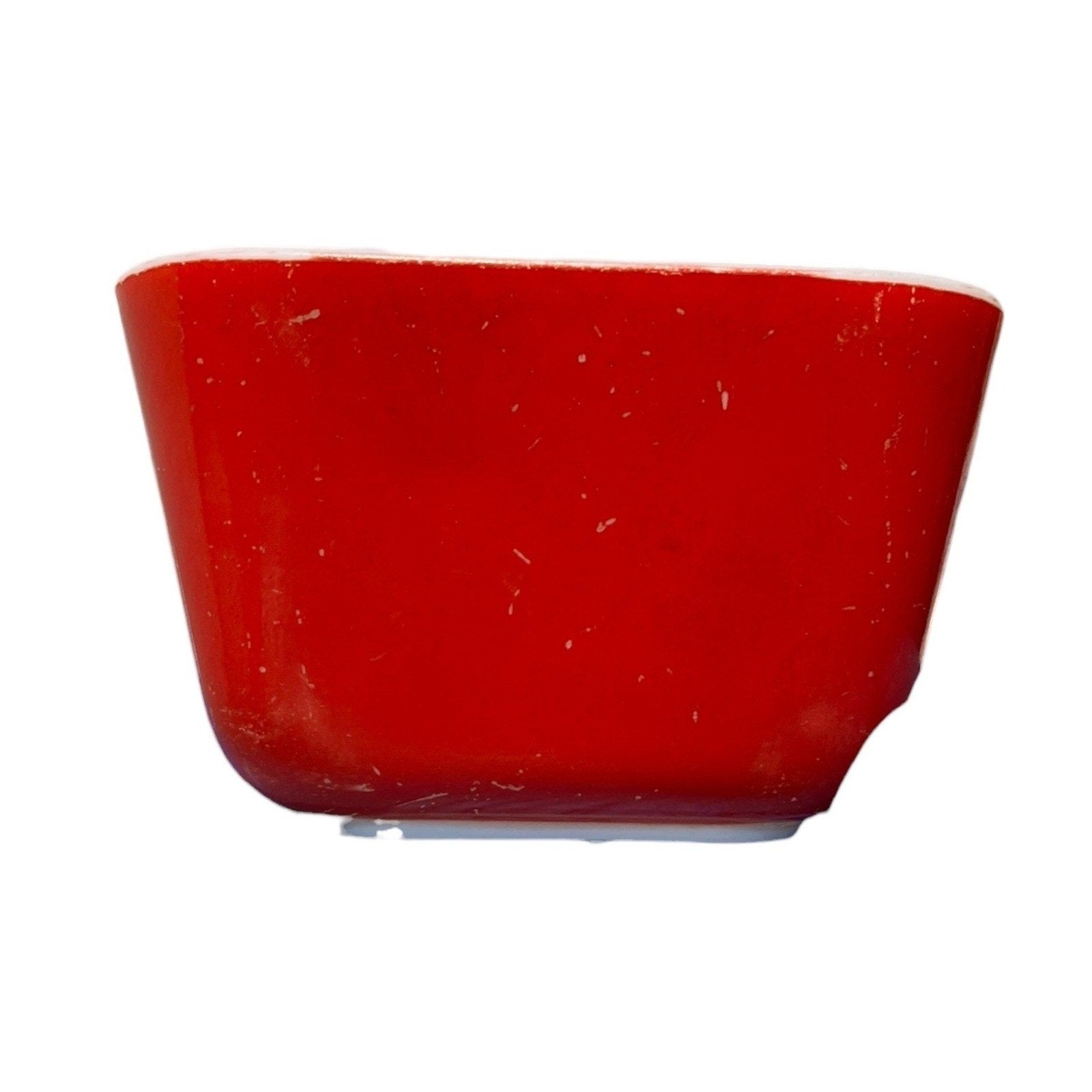 Vintage Pyrex Red Refrigerator Dish 501 1-1/2 Cup Oven Ware Made in USA MCM