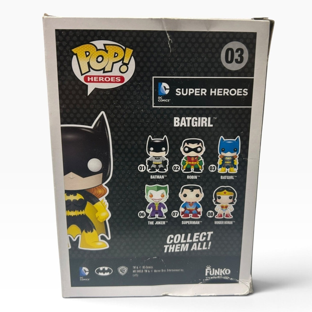 Funko Pop DC Super Heroes Batgirl 03 Nightwing 40 Red Wing Robin 274 Bundle