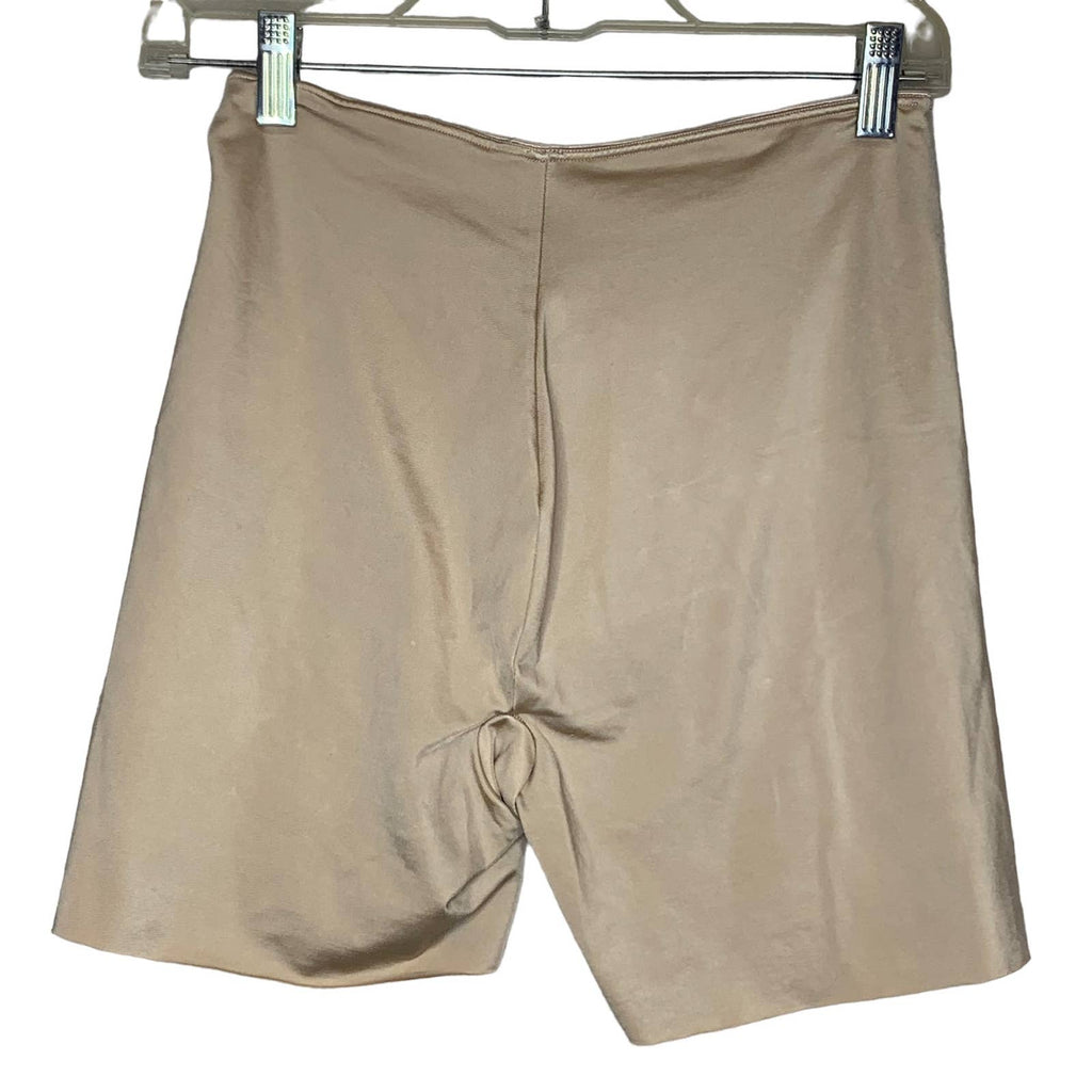SPANX Beige Shorts with Tummy Control SZ L