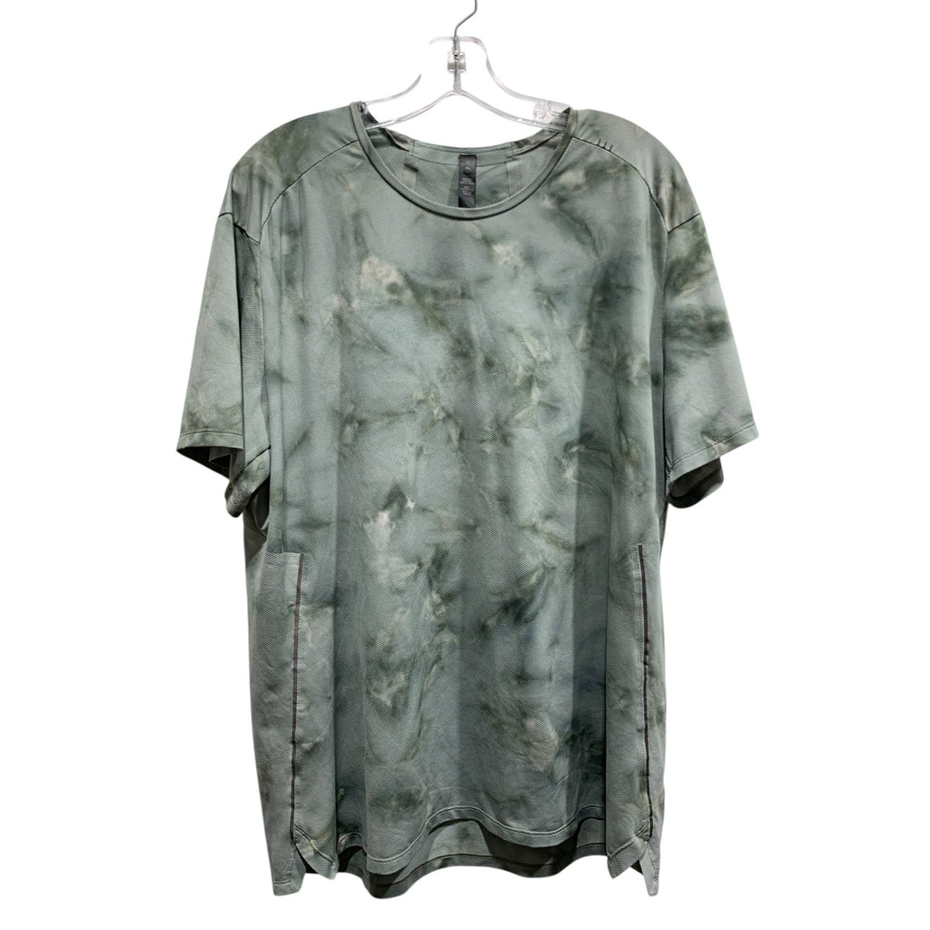 Lululemon Fast and Free Short Sleeve Tee Men's SZ XL Green tie-dye