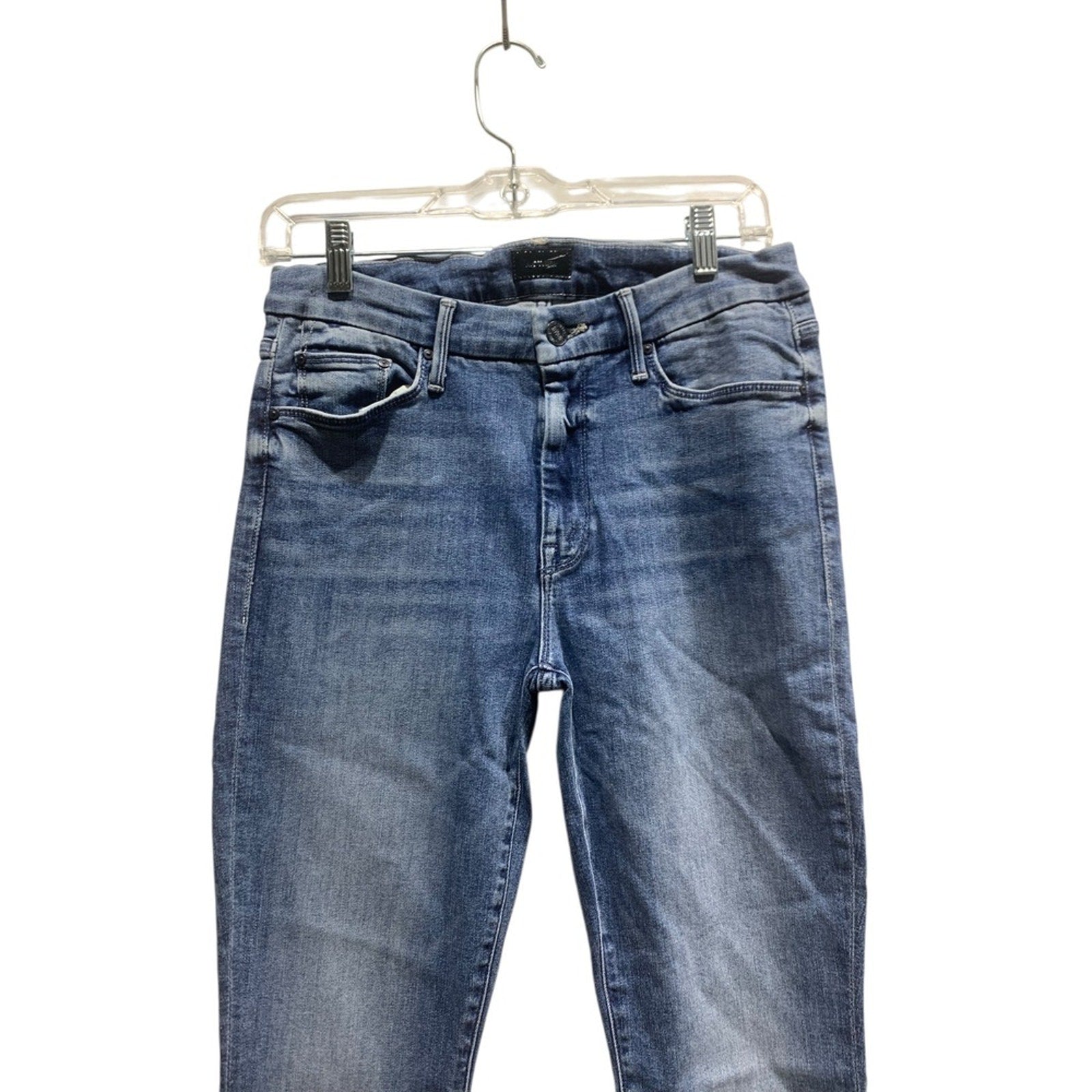 MOTHER Jeans THE LOOKER ANKLE Blue Denim Women's Size 28