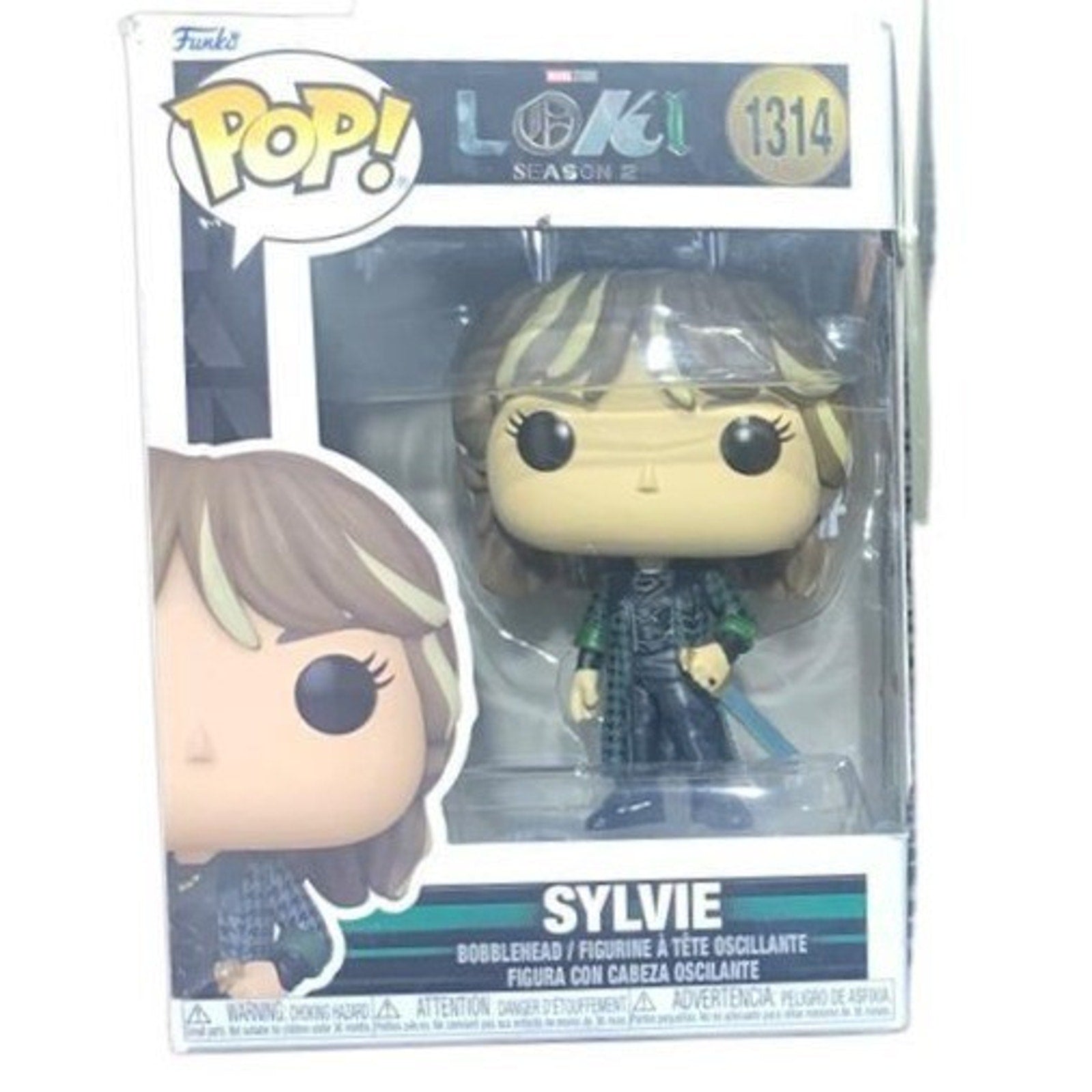 Funko Pop Marvel Loki Season 2 Sylvie 1314 Vinyl Bobblehead Figure MCU New