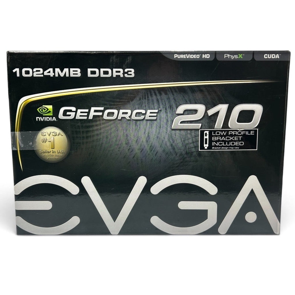 EVGA GeForce 210 1024MB DDR3 PCI-E 2.0 Graphics Card 01G-P3-1313-KR Low Profile