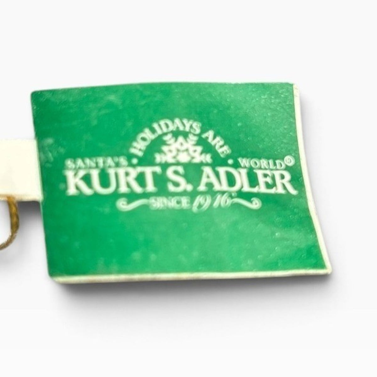 Kurt Adler 2012 Snowman Couple Shamrock Irish Christmas Ornament Green White