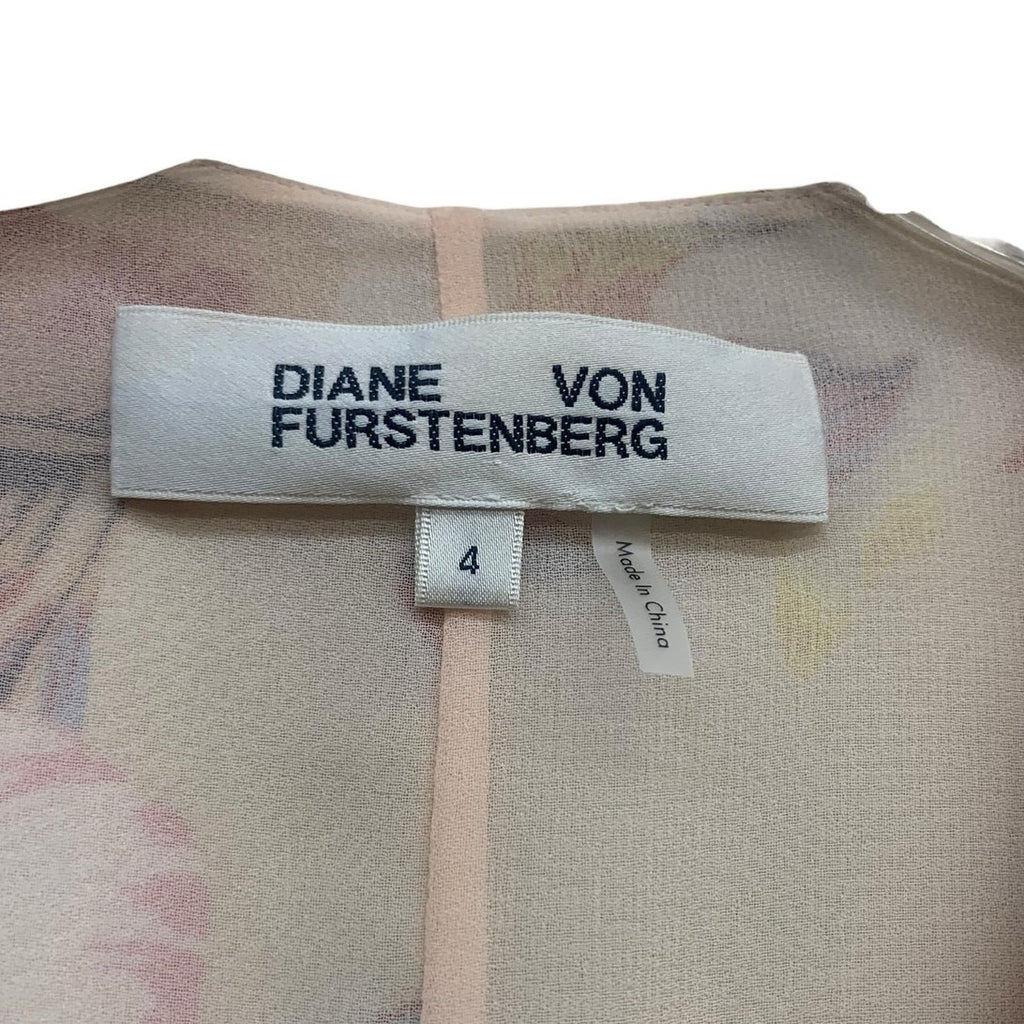 DVF  Diane Von Furstenberg New Savilla Dress Bolan Bone SZ 4