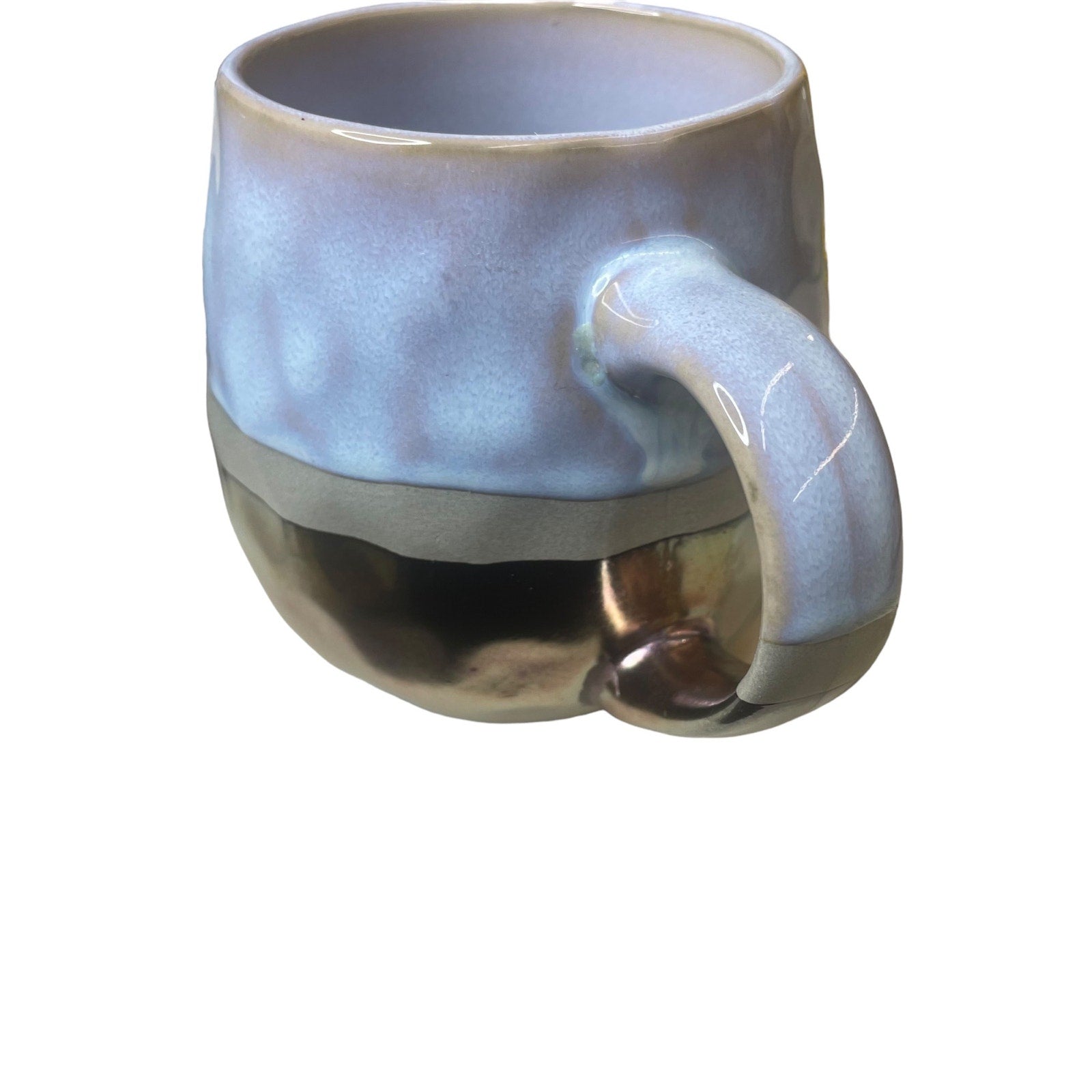 ROSHER Stoneware Mug Metallic Artisan Drip Glaze