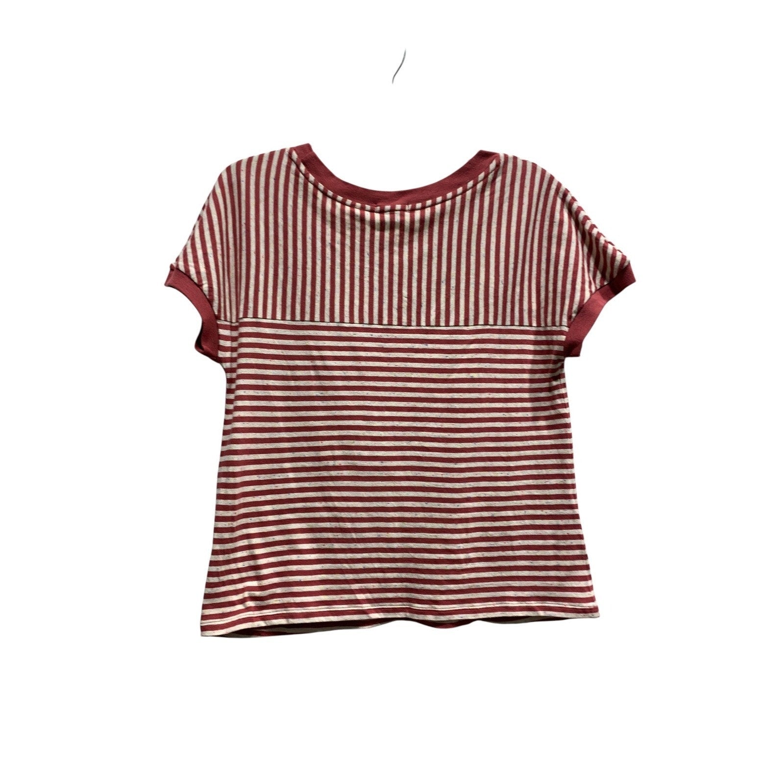 BDG Urban Outfitters Red Stripe Pocket Tee Shirt Womens M Casual Grunge Top