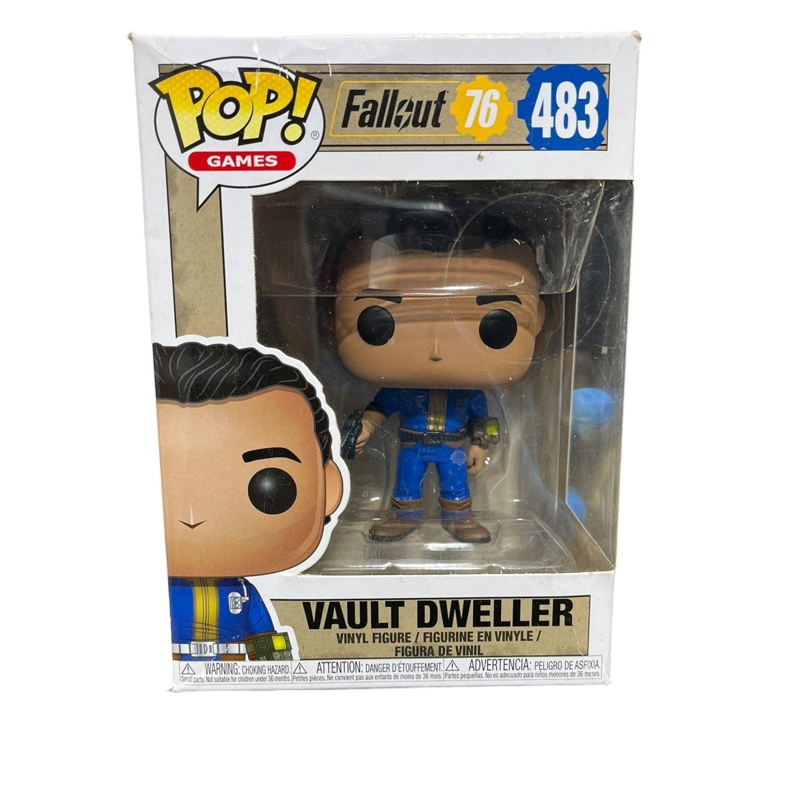 Funko Pop Games Fallout 76 Vault Dweller 483 Vinyl Figure Bethesda