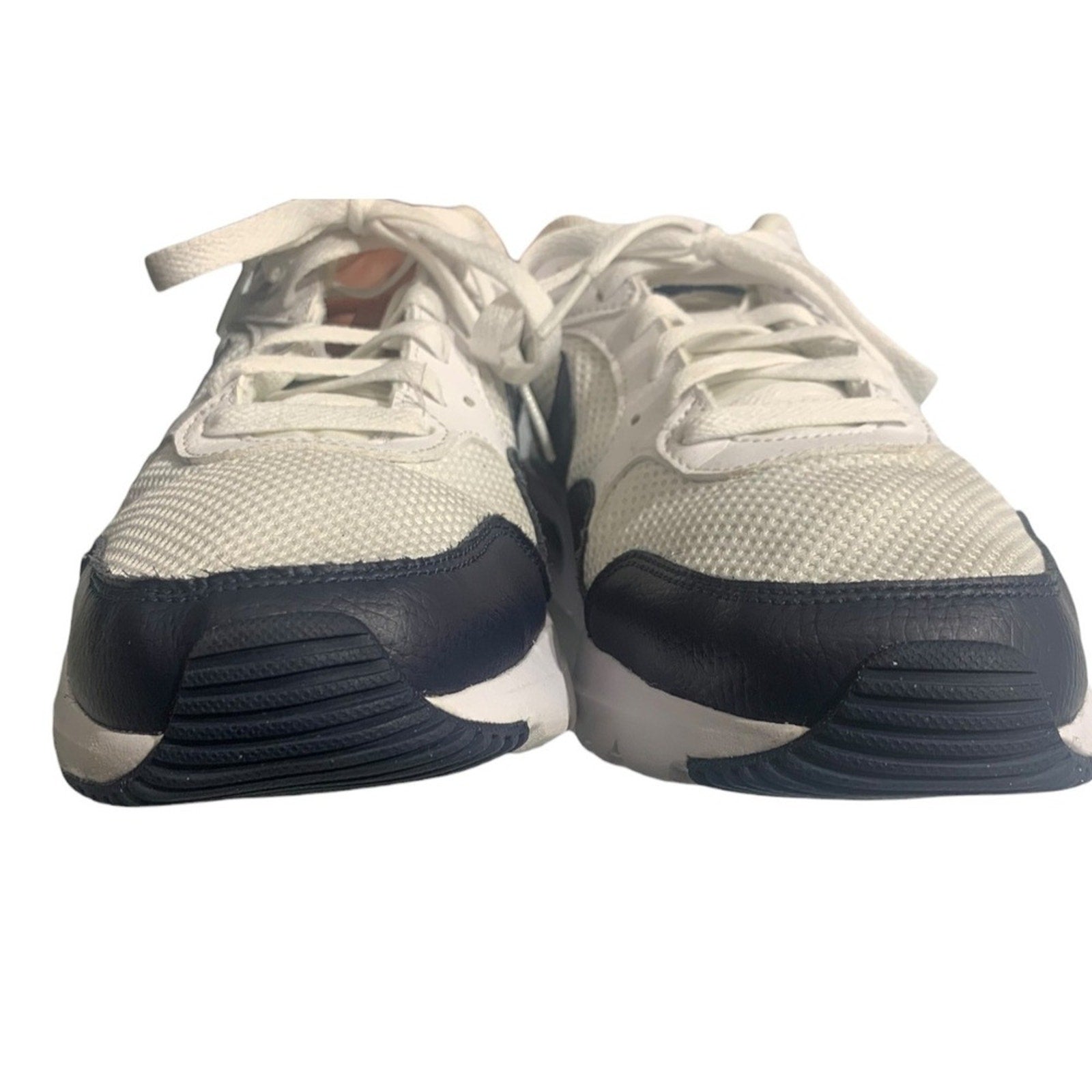 Nike Air Max Shoes Men Size 11 CW4555 123 White Navy Leather Mesh Sneakers