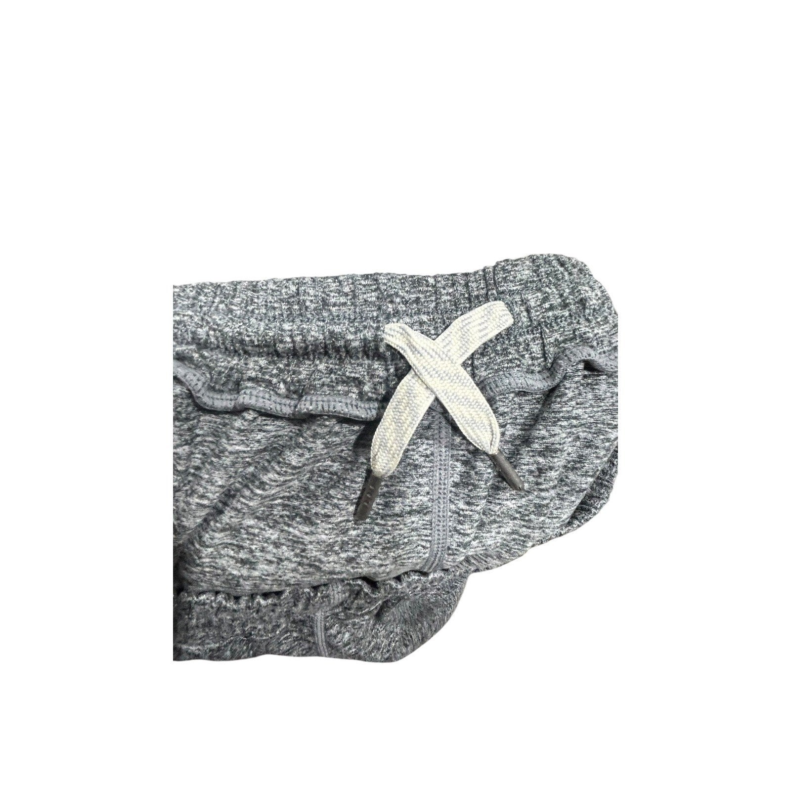 Vuori VW3007 Womens M Boyfriend Grey Heather Soft Pull On Shorts Lounge Gym