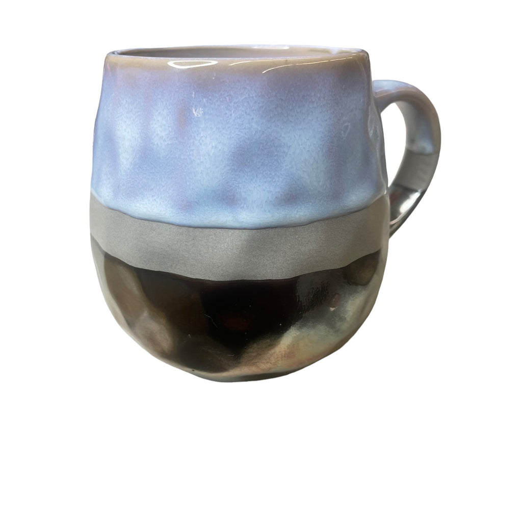 ROSHER Stoneware Mug Metallic Artisan Drip Glaze