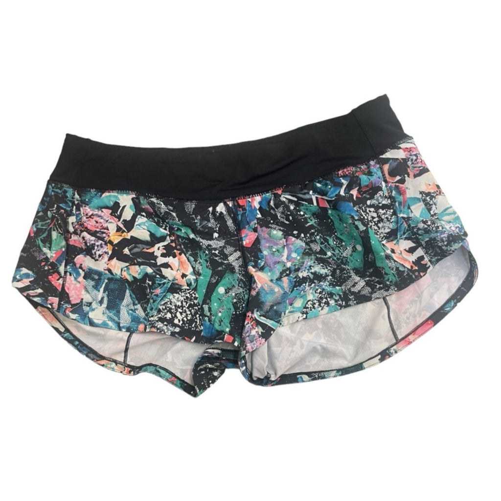 Lululemon Speed Up Short *2.5" Color Crush Multi / Black