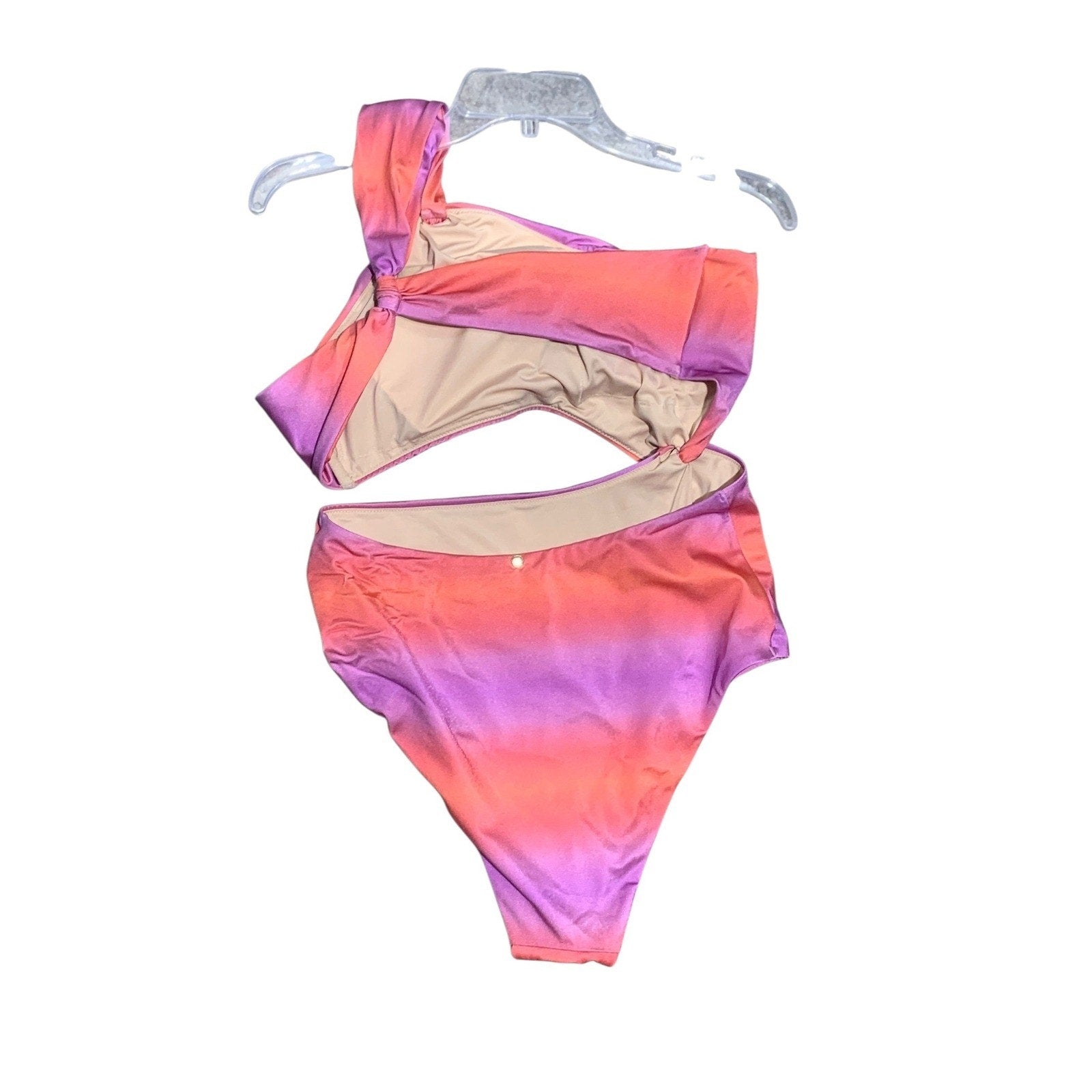 VICTORIA'S SECRET SWIM Twist Monokini One-Piece Swimsuit sz LARGE