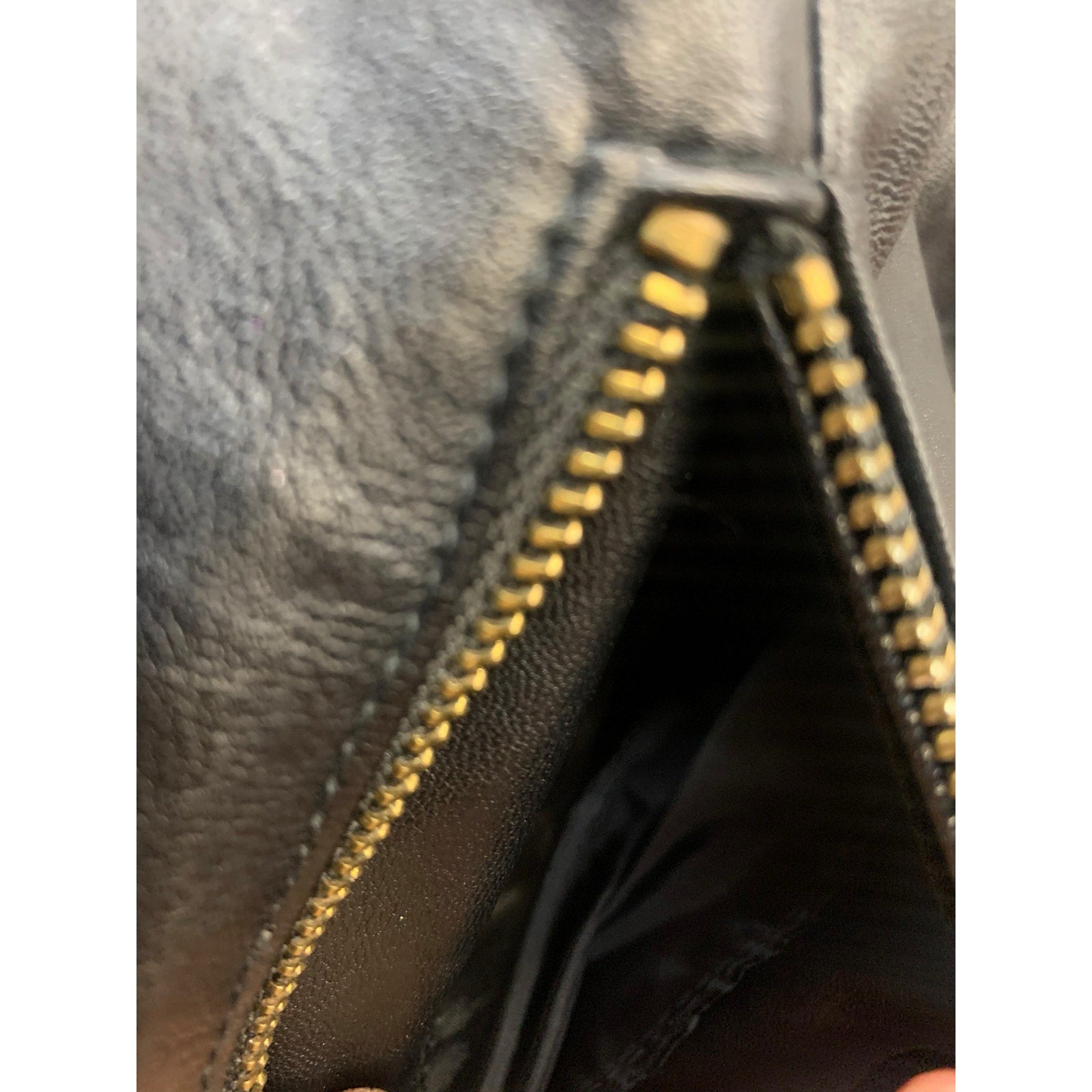 Authentic True Religion Leather Biker Jacket SZ M